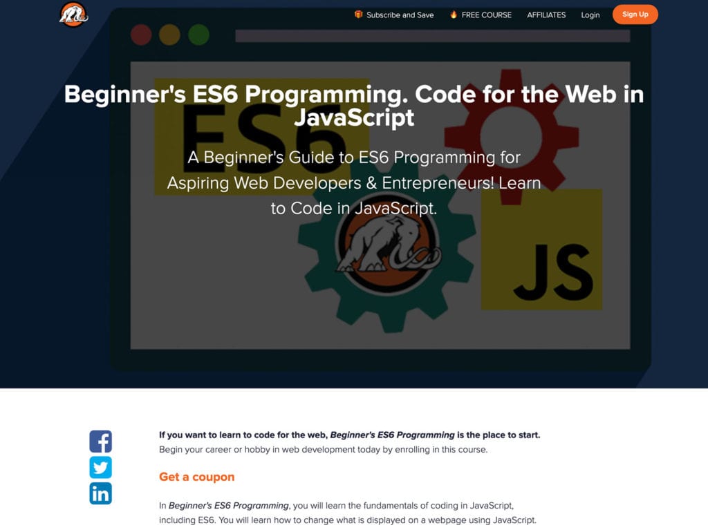 beginners es6 programming
