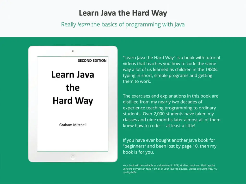 learn java the hard way