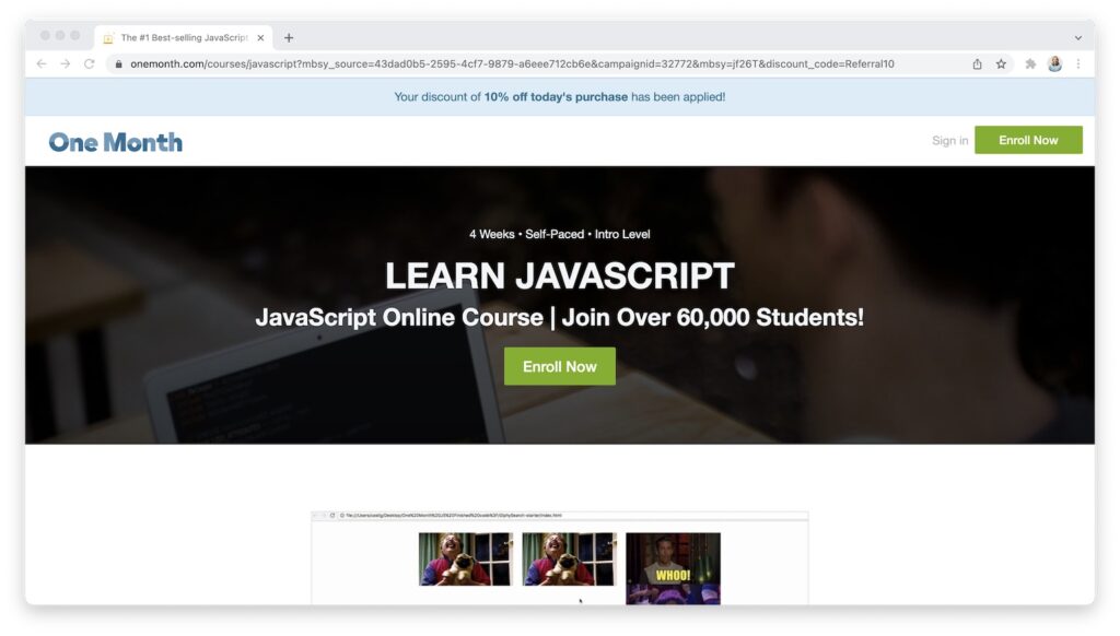 One Month learn JavaScript