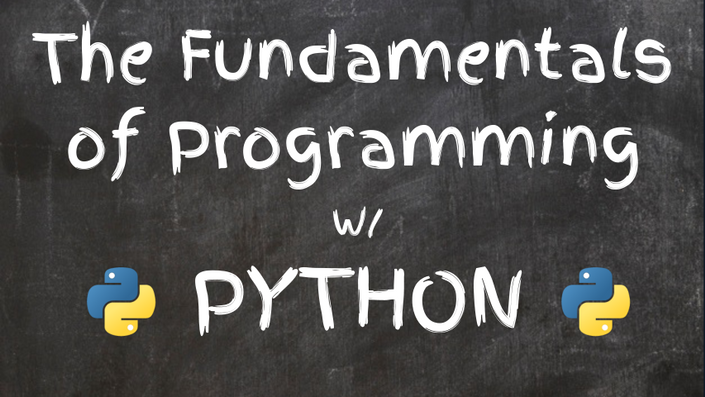 fundamentals of programming with python