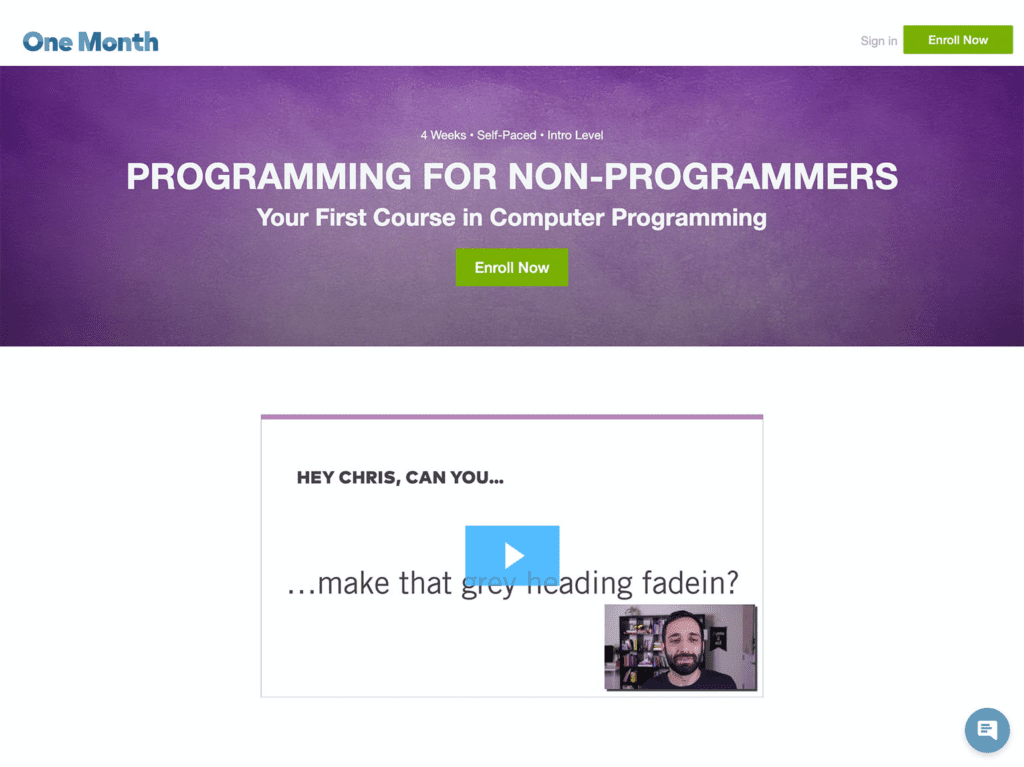 programming for non-programmers